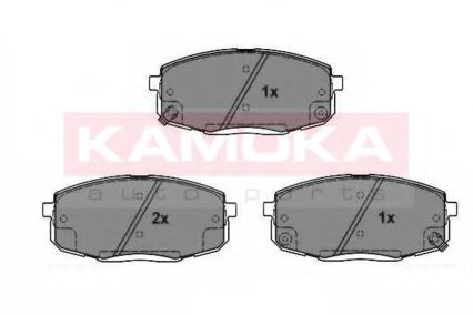JQ101202 KAMOKA Brake System Brake Pad Set, disc brake