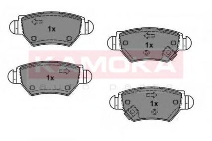 JQ1012588 KAMOKA Brake Pad Set, disc brake