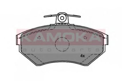 JQ1012624 KAMOKA Комплект тормозных колодок, дисковый тормоз