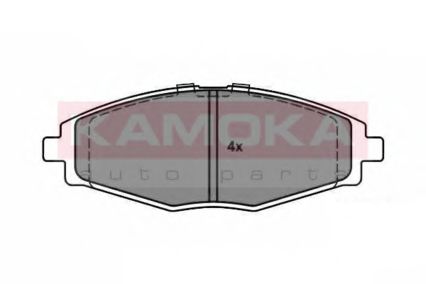 JQ1012674 KAMOKA Brake System Brake Pad Set, disc brake
