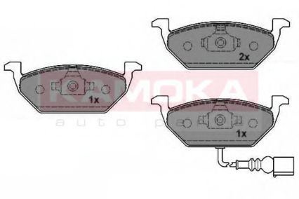 JQ1012796 KAMOKA Brake Pad Set, disc brake