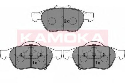 JQ1012894 KAMOKA Brake Pad Set, disc brake