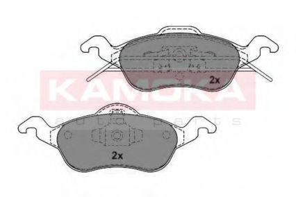 JQ101636 KAMOKA Brake Pad Set, disc brake