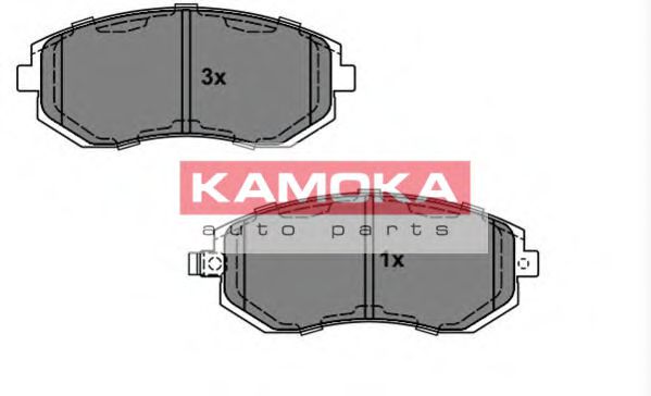 JQ101126 KAMOKA Brake System Brake Pad Set, disc brake
