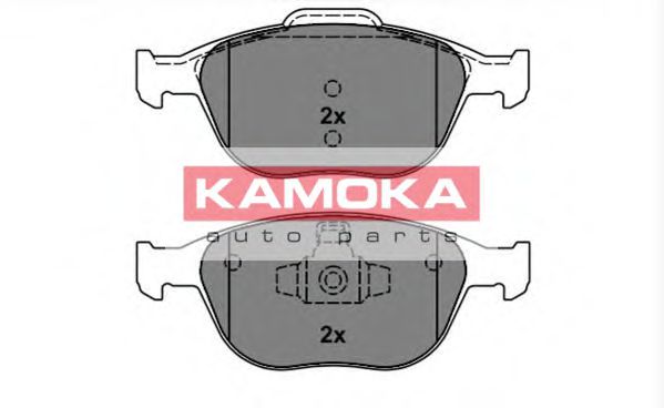 JQ1013136 KAMOKA Brake System Brake Pad Set, disc brake