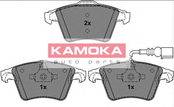 JQ1013286 KAMOKA Brake System Brake Pad Set, disc brake