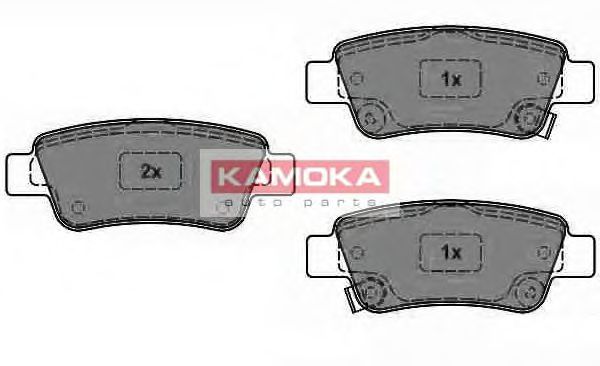JQ1013764 KAMOKA Brake System Brake Pad Set, disc brake