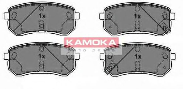 JQ1013906 KAMOKA Brake System Brake Pad Set, disc brake