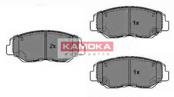 JQ1018296 KAMOKA Brake System Brake Pad Set, disc brake