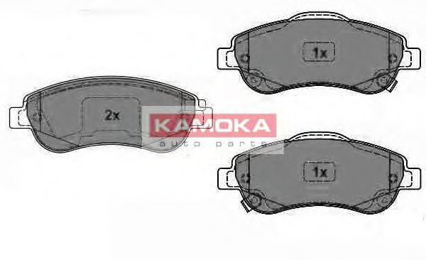 JQ1018396 KAMOKA Brake System Brake Pad Set, disc brake