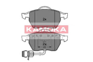 JQ1011180 KAMOKA Brake Pad Set, disc brake