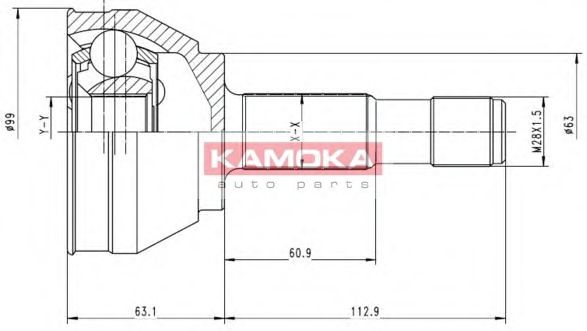 6152 KAMOKA Brake System Brake Set, drum brakes