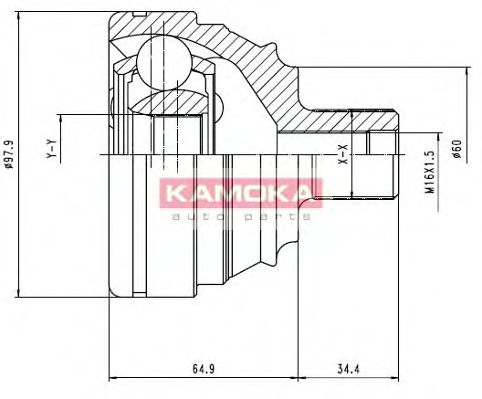 6426 KAMOKA Joint Kit, drive shaft