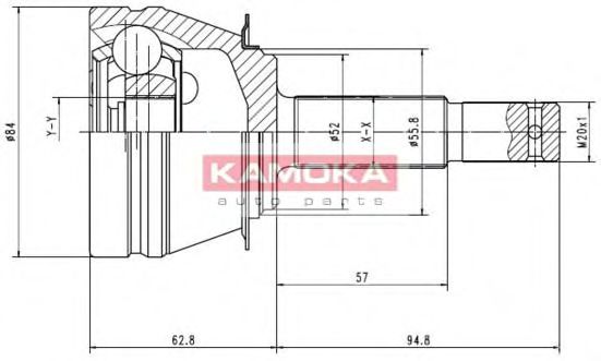 6544 KAMOKA Wheel Bearing Kit