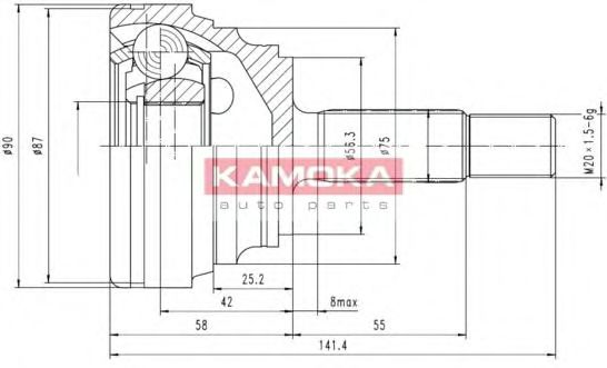 6600 KAMOKA Ignition System Distributor, ignition