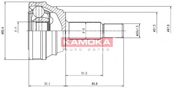 6614 KAMOKA Wheel Bearing Kit
