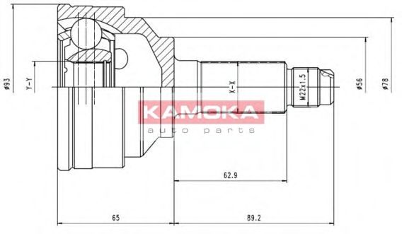 6644 KAMOKA Ignition System Spark Plug