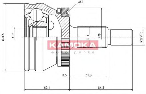 6678 KAMOKA Fuel Supply System Fuel filter