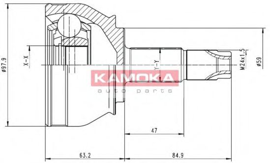 6692 KAMOKA Ignition System Spark Plug