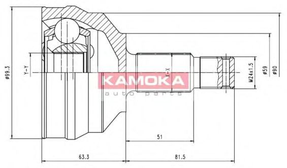 6698 KAMOKA Fuel filter