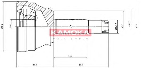 6726 KAMOKA Wheel Suspension Stabiliser Mounting