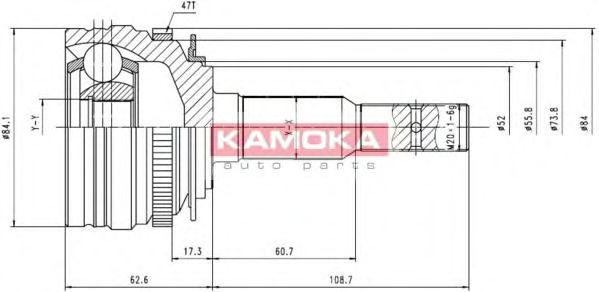 6746 KAMOKA Ignition System Spark Plug