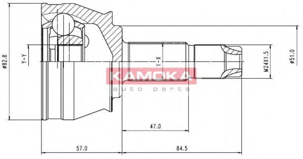 6980 KAMOKA Wheel Suspension Wheel Bearing Kit