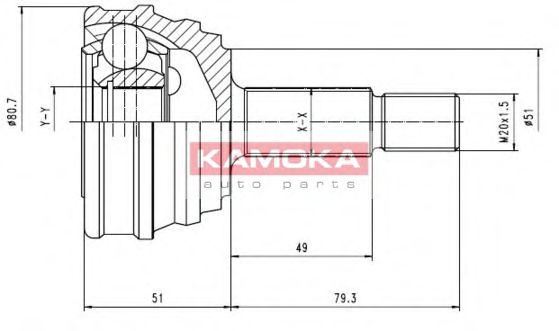7010 KAMOKA Clutch Clutch Cable