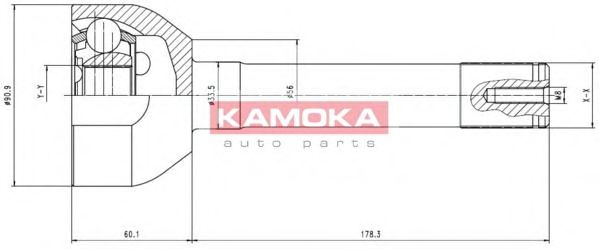 7026 KAMOKA Wheel Suspension Wheel Bearing Kit