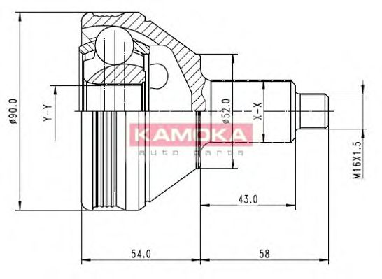 7086 KAMOKA Brake System Brake Disc