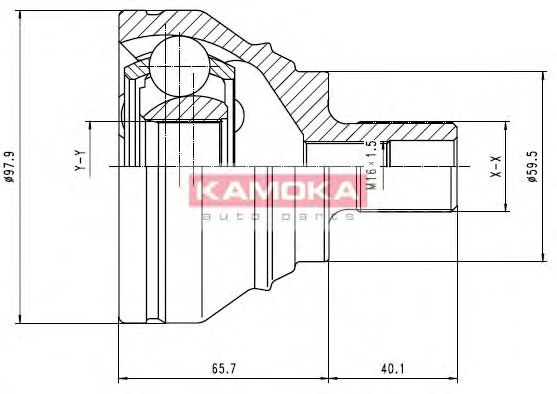 7274 KAMOKA Heat Exchanger, interior heating