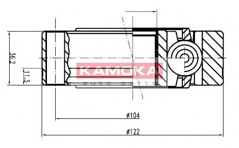 8047 KAMOKA Clutch Cable