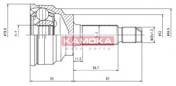 6070 KAMOKA Управление двигателем Впускной клапан