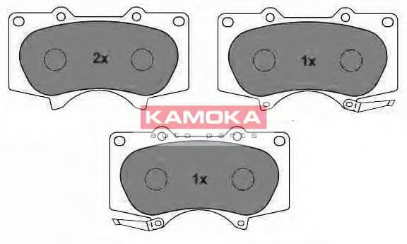 JQ101111 KAMOKA Brake System Brake Pad Set, disc brake