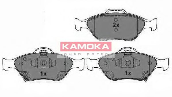 JQ101137 KAMOKA Brake System Brake Pad Set, disc brake
