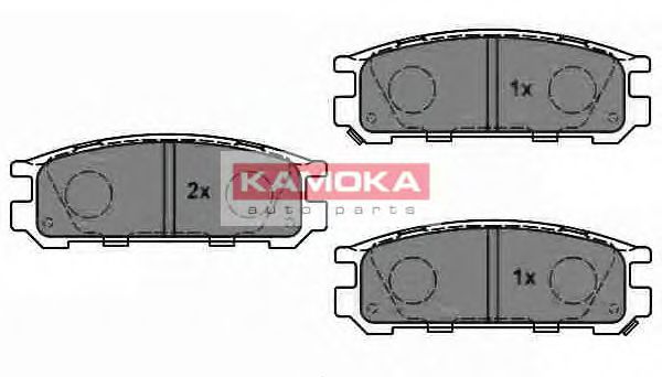 JQ1011580 KAMOKA Brake Pad Set, disc brake