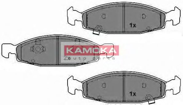JQ1013046 KAMOKA Brake System Brake Pad Set, disc brake