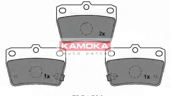 JQ1013062 KAMOKA Brake Pad Set, disc brake