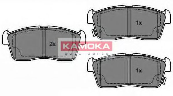 JQ1013064 KAMOKA Brake Pad Set, disc brake