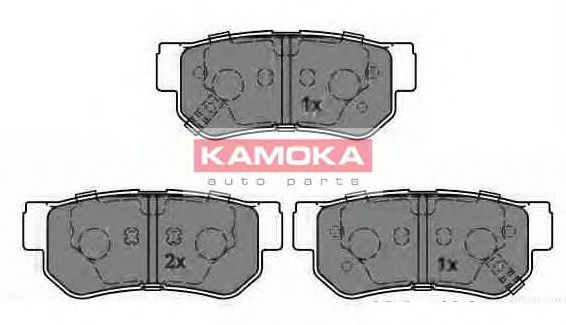 JQ1013212 KAMOKA Brake System Brake Pad Set, disc brake