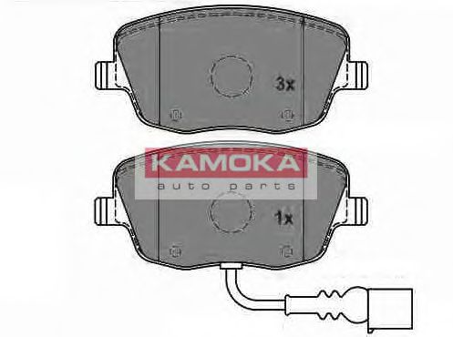 JQ1013324 KAMOKA Brake System Brake Pad Set, disc brake