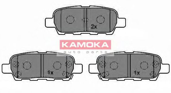 JQ1013386 KAMOKA Brake System Brake Pad Set, disc brake