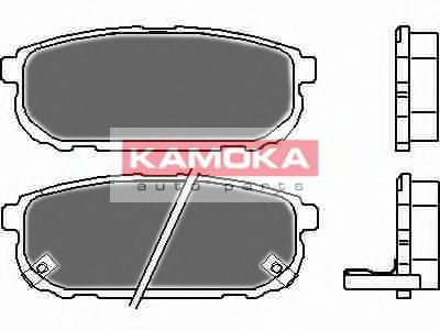 JQ1013472 KAMOKA Brake System Brake Pad Set, disc brake