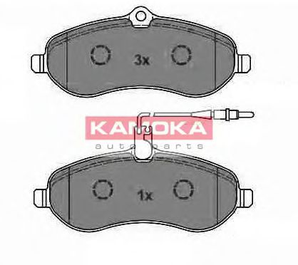 JQ1013542 KAMOKA Brake System Brake Pad Set, disc brake