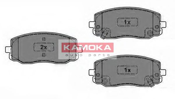 JQ1013566 KAMOKA Brake System Brake Pad Set, disc brake