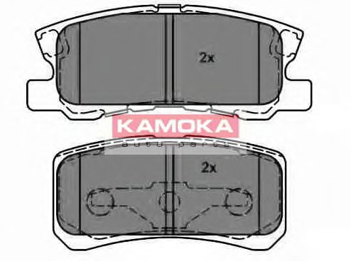 JQ1013678 KAMOKA Brake System Brake Pad Set, disc brake
