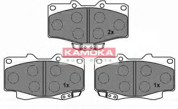 JQ1013704 KAMOKA Brake System Brake Pad Set, disc brake