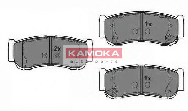 JQ1013820 KAMOKA Brake Pad Set, disc brake