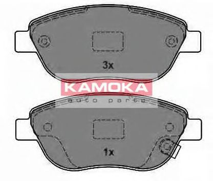 JQ1013838 KAMOKA Brake Pad Set, disc brake