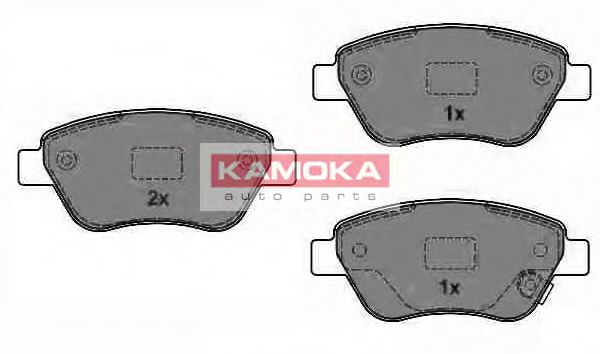JQ1013840 KAMOKA Brake System Brake Pad Set, disc brake